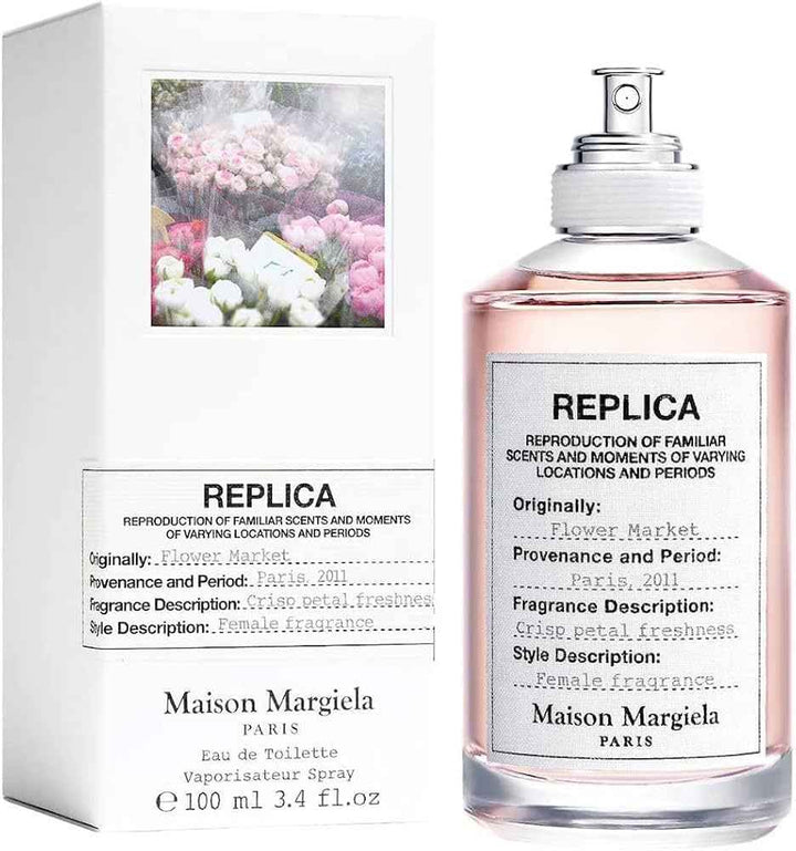 Maison Margiela Replica Flower Market – Bouquet Printanier & Fraîcheur Florale | Eau de Toilette 100 ml | ECONOW