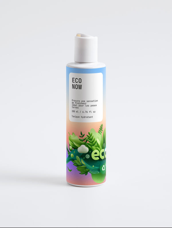 Toner Équilibrant au pH – Eau de Rose & Acide Hyaluronique 🌸💧- 200ml - Econow.io