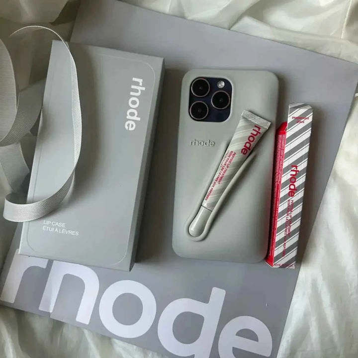 📱💄Rhode Liquid Silicone Lipstick Case – Étui Luxe & Beauté pour iPhone (Copie)