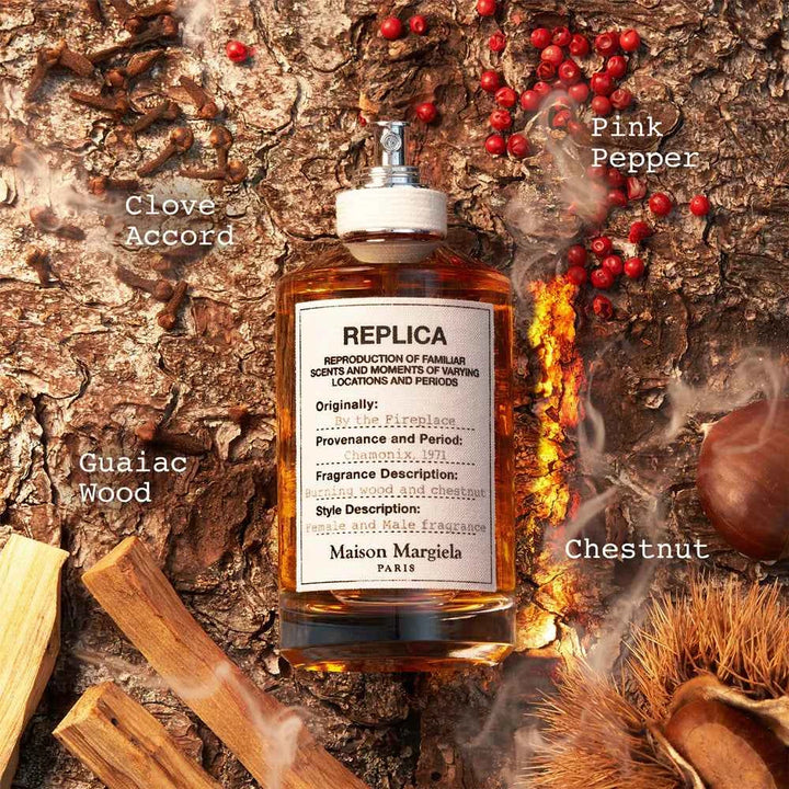 Maison Margiela Replica By the Fireplace – Chaleur Boisée & Souvenirs d’Hiver | Eau de Toilette 100 ml | ECONOW