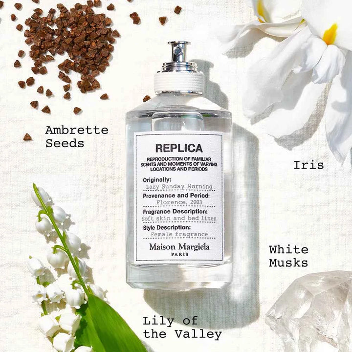Maison Margiela Replica Lazy Sunday Morning – Fraîcheur Coton & Détente Absolue | Eau de Toilette 100 ml | ECONOW