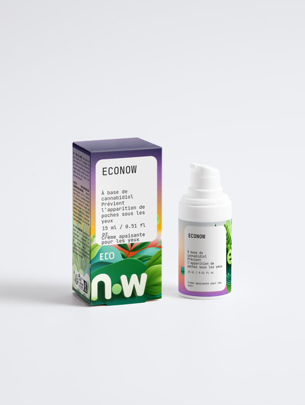 Crème Contour des Yeux à 1% de Cannabidiol 🌿👀 - 15ml - Econow.io